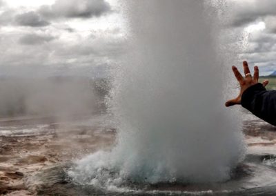 Geysir-sur-Islandia geiser
