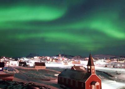 groenlandia-nuuk auroras boreales